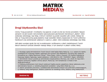 Tablet Screenshot of matrixmedia.pl